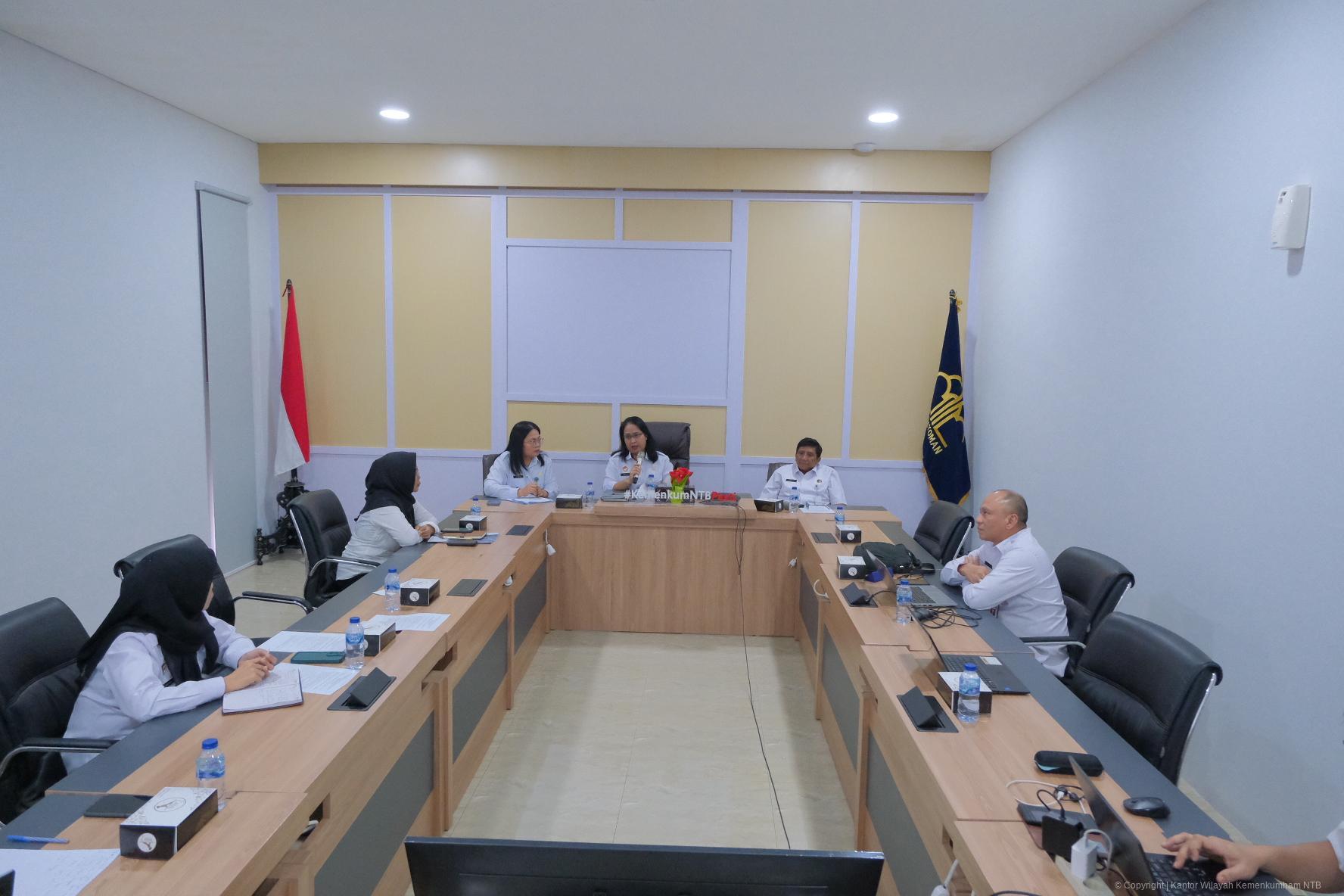 Interoperabilitas Data Jadi Prioritas Nasional, Kemenko Kumham Imipas  Kunjungi Kanwil Kemenkum NTB