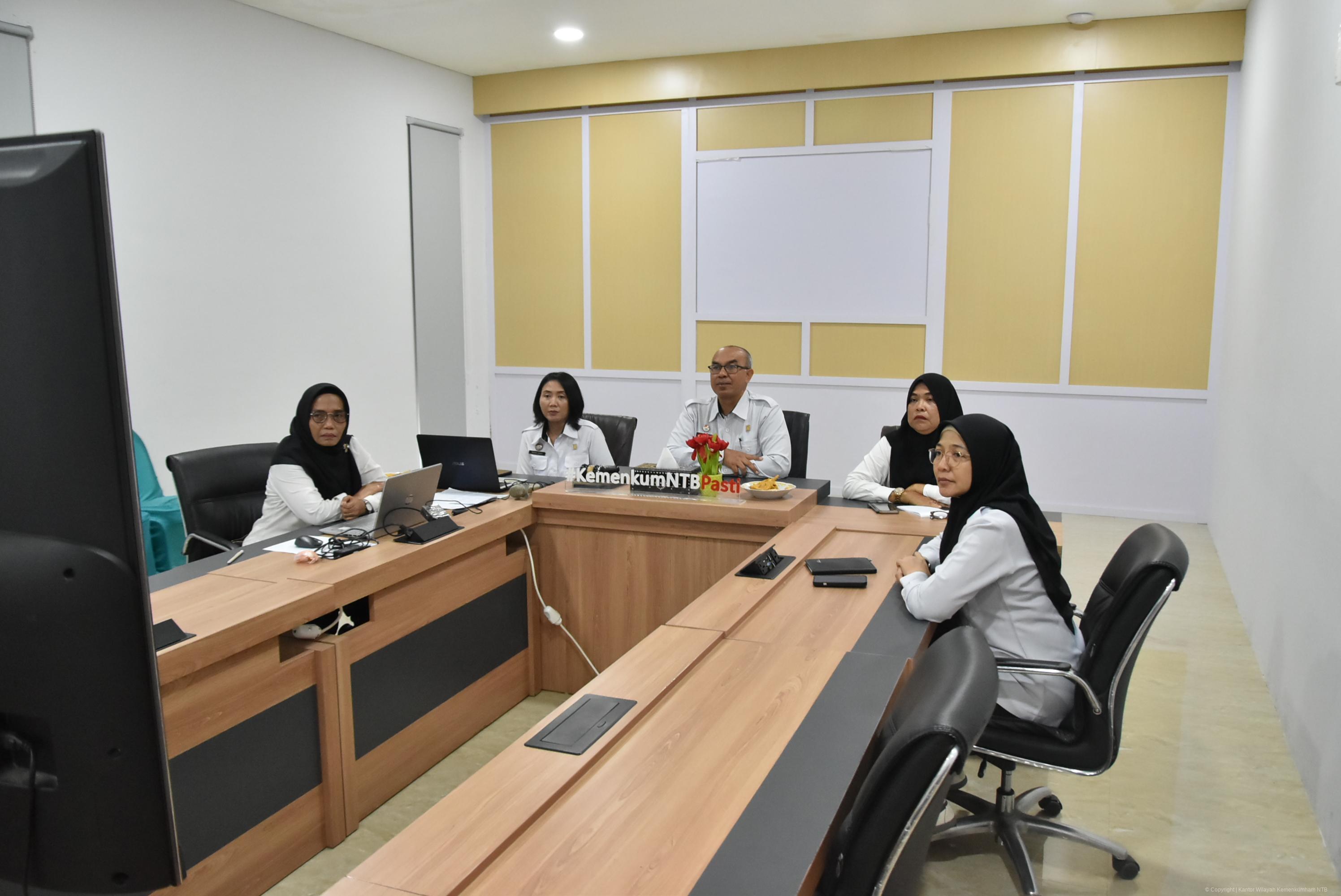 Kemenkum NTB Ikuti Pembukaan Penilaian Kompetensi Teknis Pejabat Administrator dan JF Ahli Madya