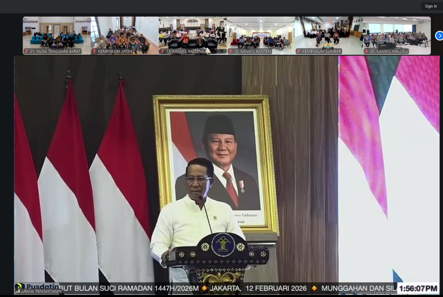 Kanwil Kemenkum NTB Hadiri Munggahan Ramadan 1447 H, Perkuat Spiritualitas dan Integritas Layanan