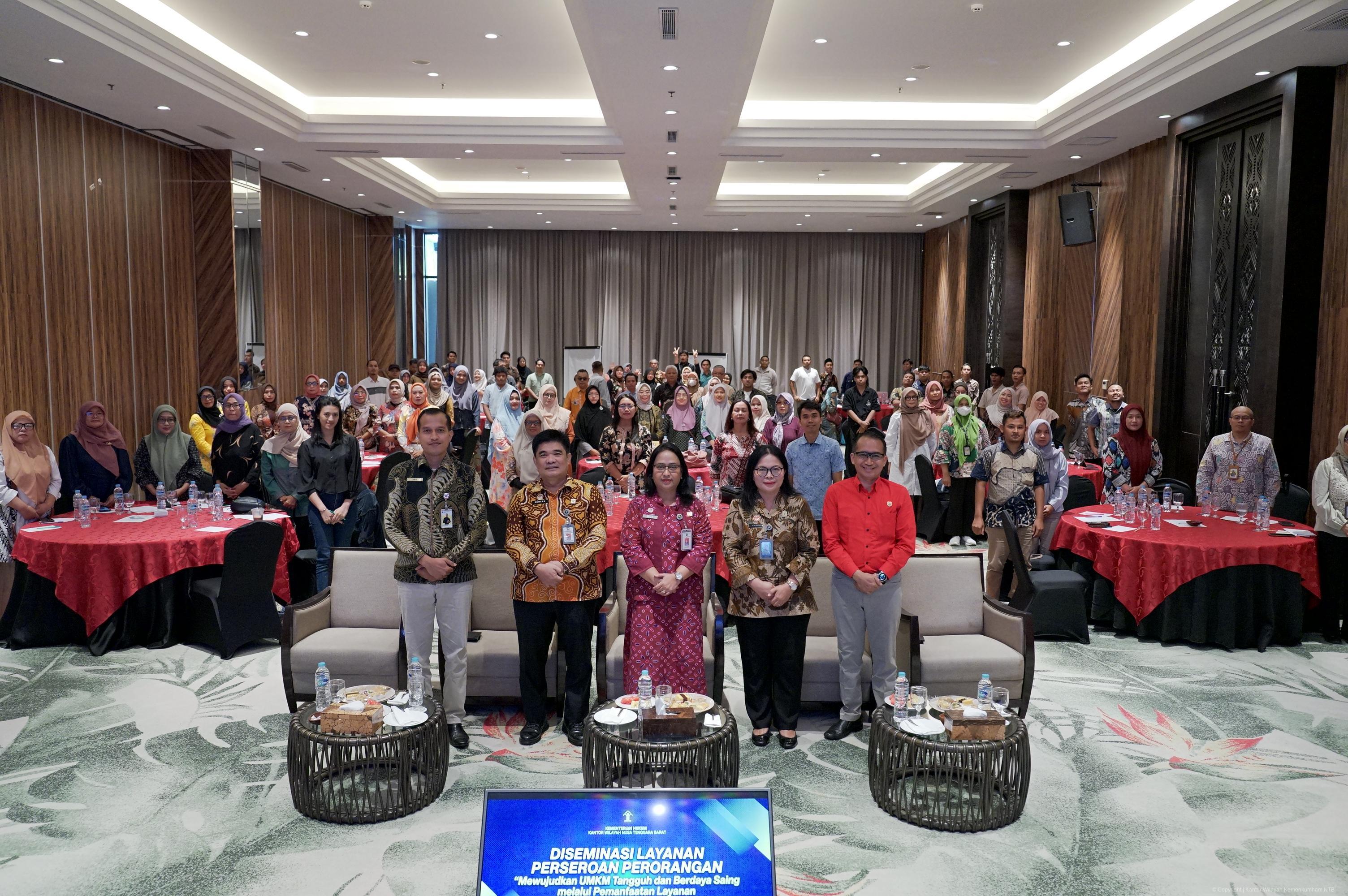 Kanwil Kemenkum NTB Dorong UMKM Naik Kelas melalui Diseminasi Layanan Perseroan Perorangan