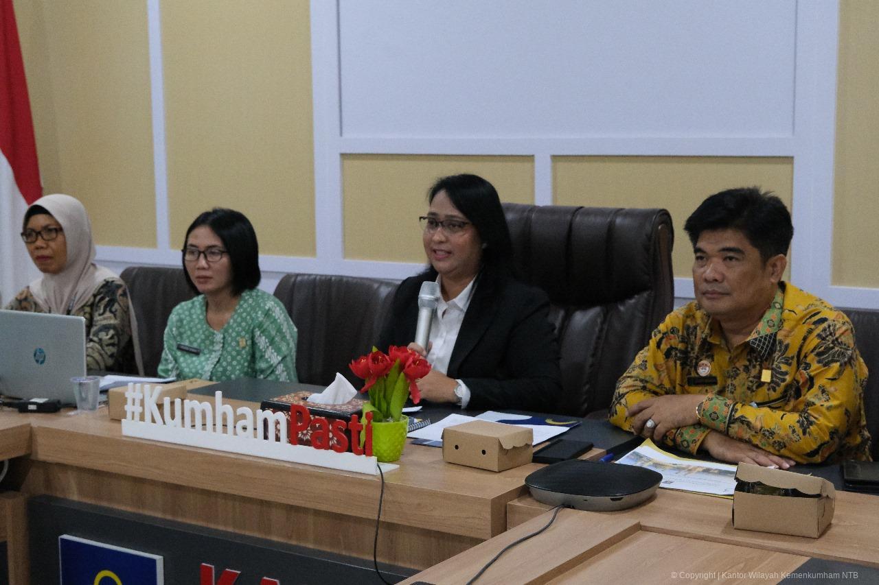 Menuju Legal Education Tahun 2025, Kanwil Kemenkum NTB Lakukan Sosialisasi Secara Virtual