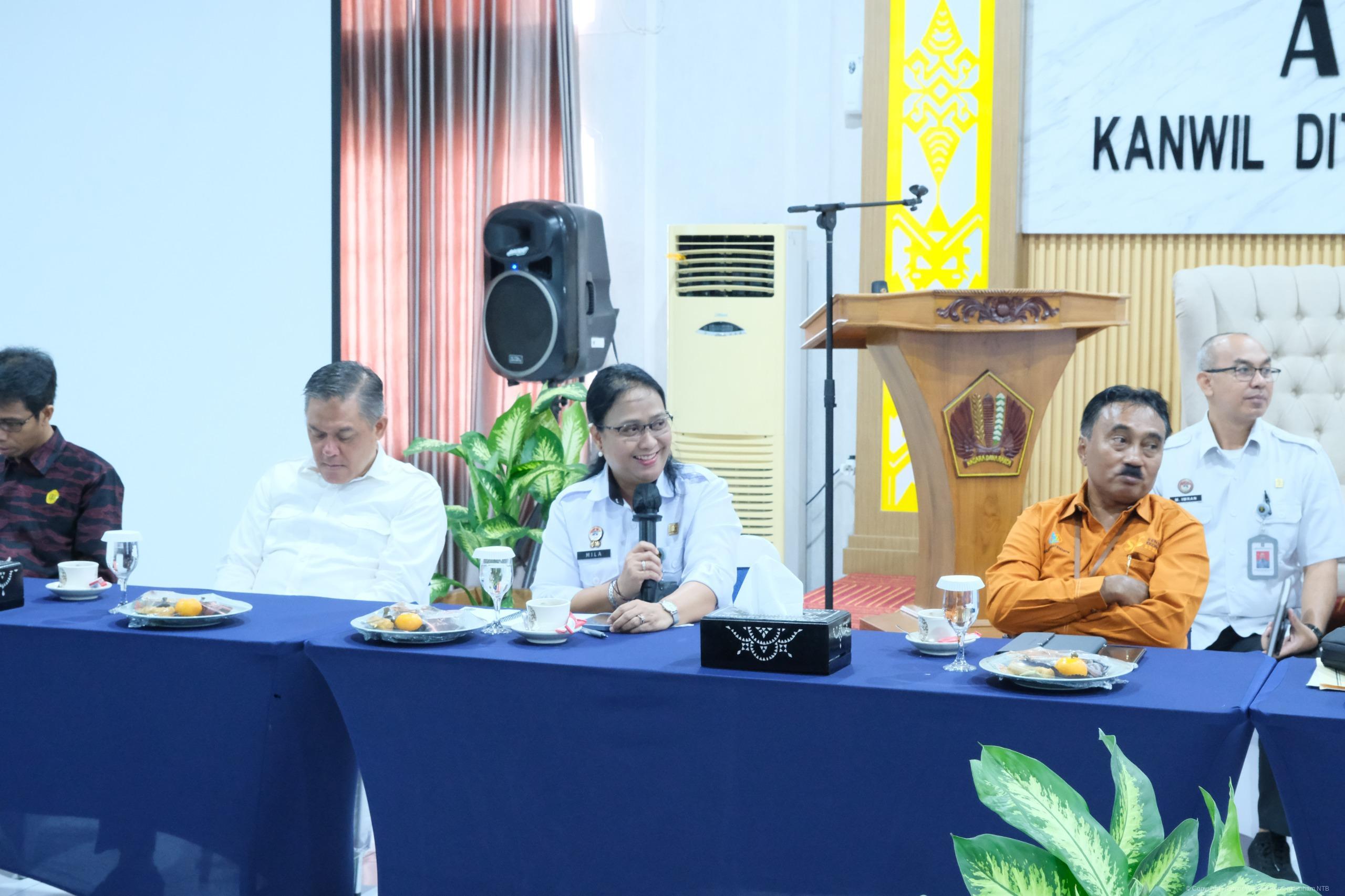 Tingkatkan Kualitas Kinerja Pengelolaan Keuangan Negara, Kemenkum NTB Hadiri NGOPI Anggaran di DJPb NTB