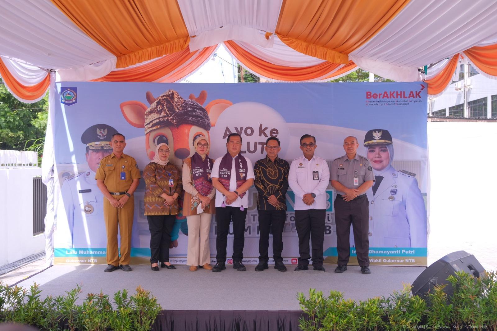 ‎Kemenkum NTB Hadiri Launching PLUT KUMKM NTB, Dukung Penguatan Ekosistem UMKM di Daerah