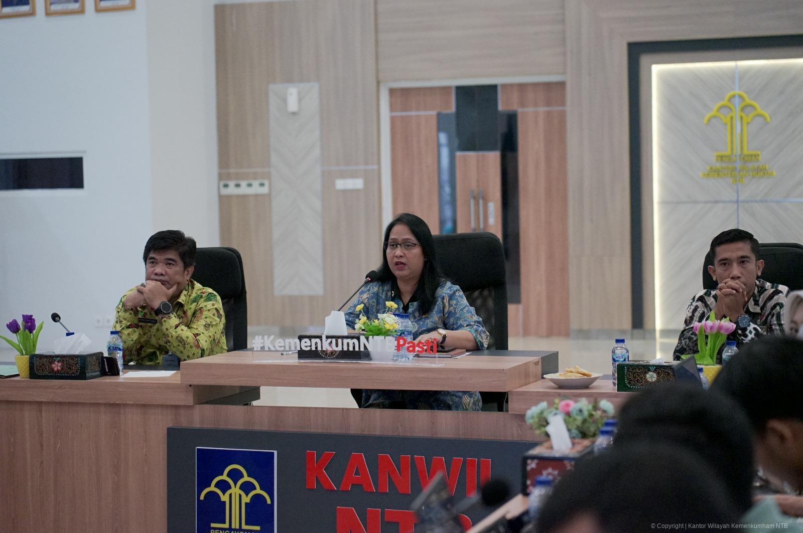 Kanwil Kementerian Hukum NTB Sosialisasikan Penilaian IRH 2026, Dorong Reformasi Hukum Daerah