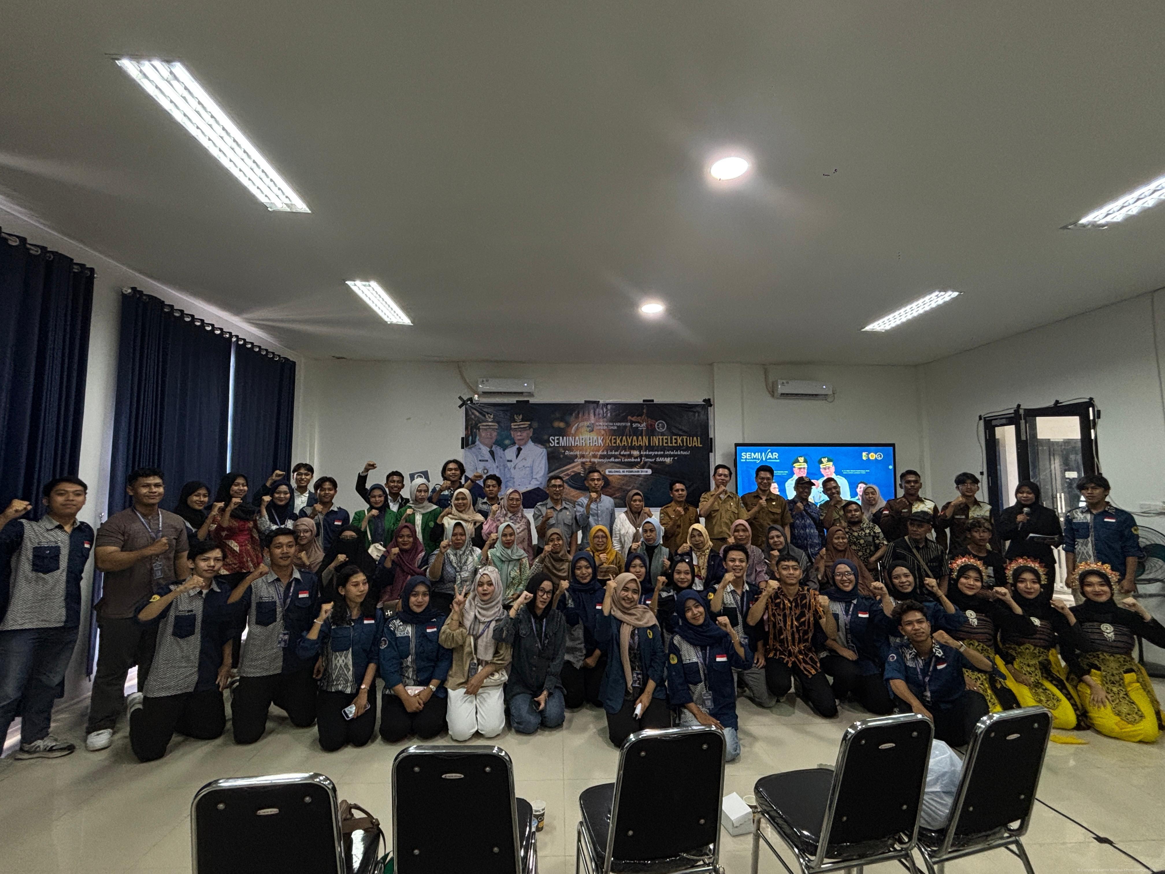 Dorong Produk Lokal Menuju Global, Kanwil Kemenkum NTB Sosialisasikan Pentingnya Merek Hingga Hak Cipta di Lombok Timur