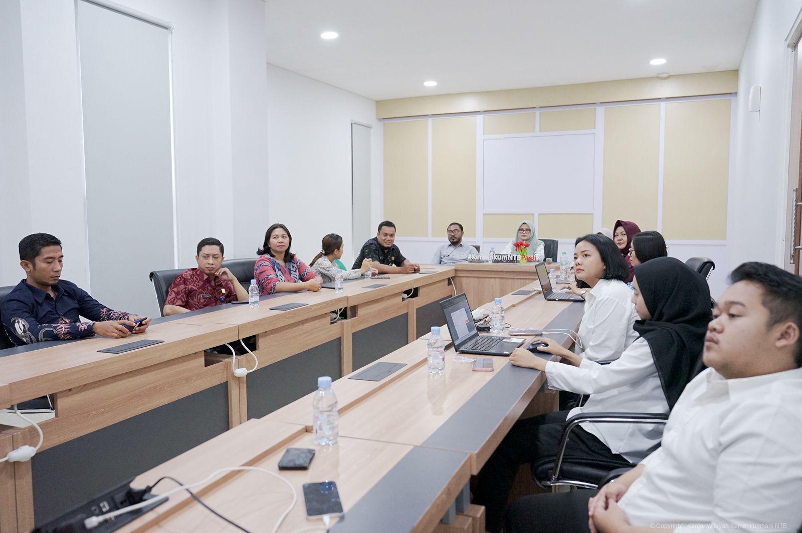 Kanwil Kemenkum NTB Matangkan Persiapan Penilaian IRH melalui Sosialisasi dan Demo Aplikasi