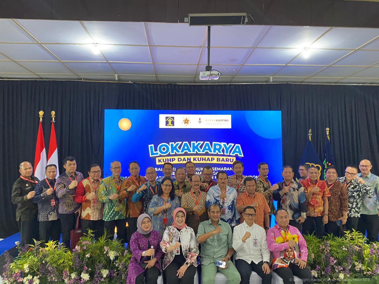 Perkuat Implementasi KUHP dan KUHAP, Kakanwil Kemenkum NTB Ikuti Hari Ketiga Lokakarya bersama Wamenkum