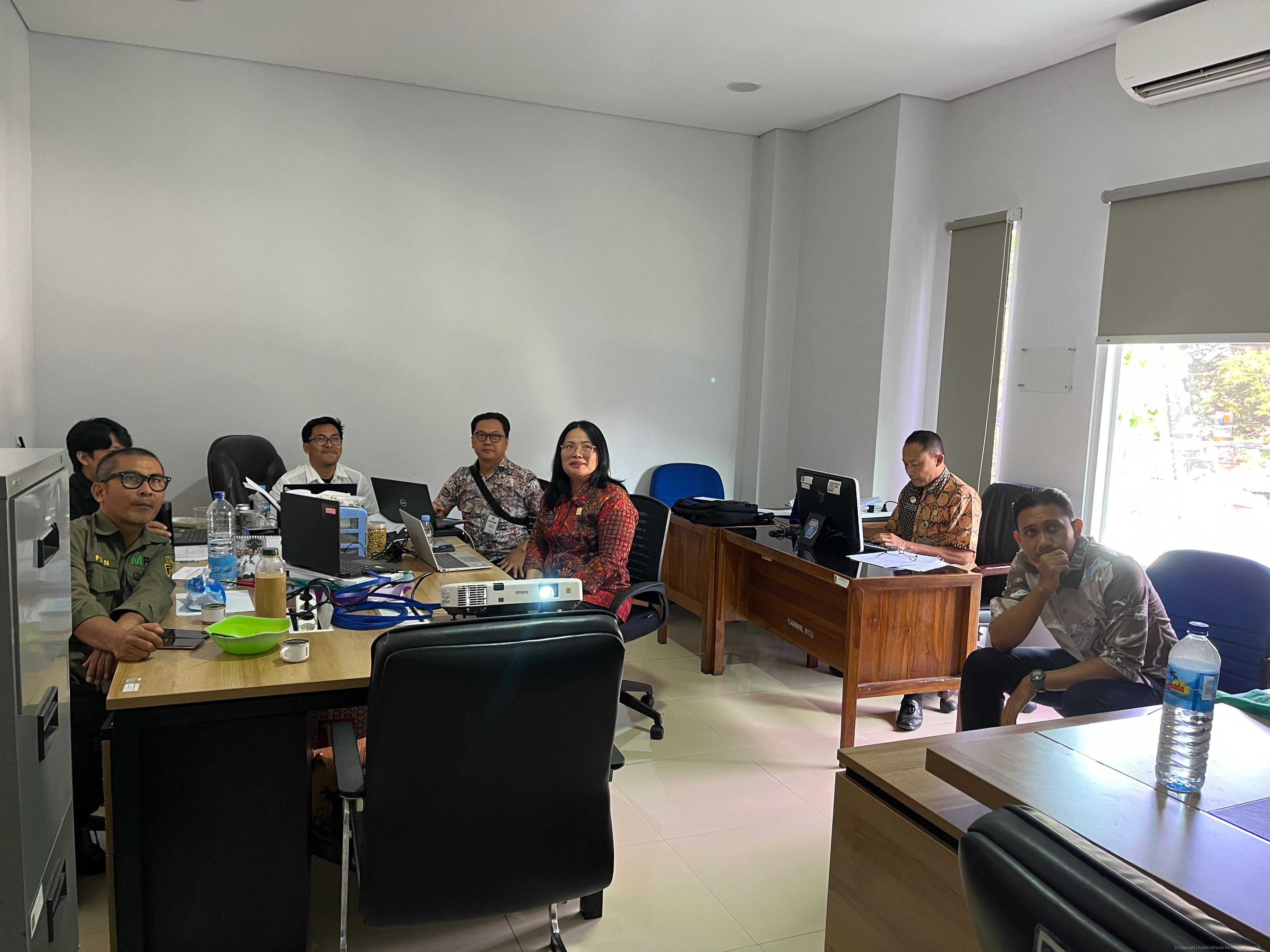 Uji Publik PNBP KI, Kanwil Kemenkum NTB Turut Berpartisipasi