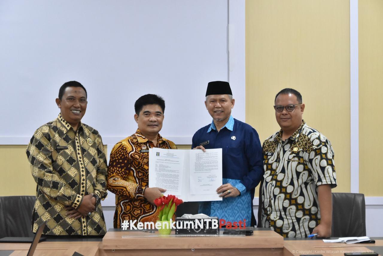 Harmonisasi Ranperbup Batas Desa, Kanwil Kemenkum NTB Dorong Tertib Administrasi Wilayah
